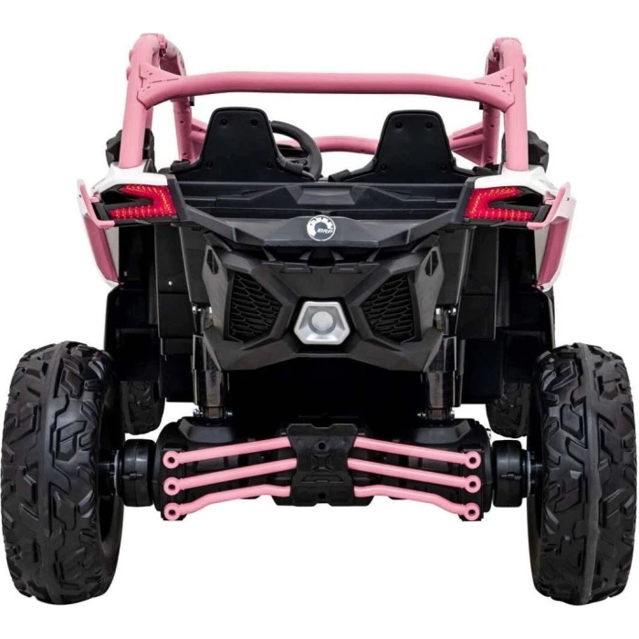 Дитяча акумуляторна машинка Баггі Maverick Turbo RR Рожева