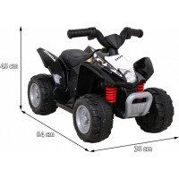 Детский аккумуляторный квадроцикл Honda 250X TRX Черный