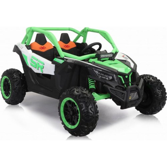 Дитяча акумуляторна машинка Баггі SR SUPER 66 Зелена