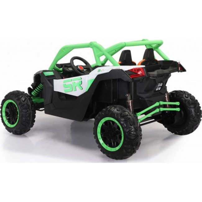 Дитяча акумуляторна машинка Баггі SR SUPER 66 Зелена