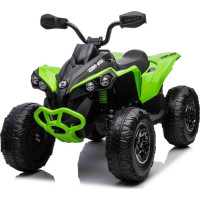 Детский аккумуляторный квадроцикл Maverick Quad Зеленый