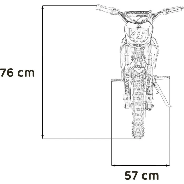 Дитячий акумуляторний мотоцикл RENEGADE 50R Зелений