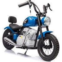 Дитячий акумуляторний мотоцикл SPEED Power Синій