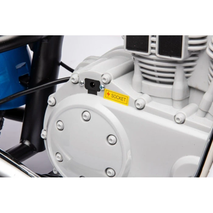 Дитячий акумуляторний мотоцикл SPEED Power Синій