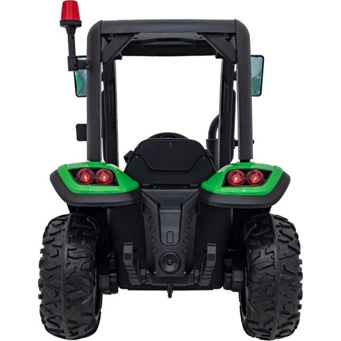Дитячий акумуляторний трактор BLAST з причепом зелений