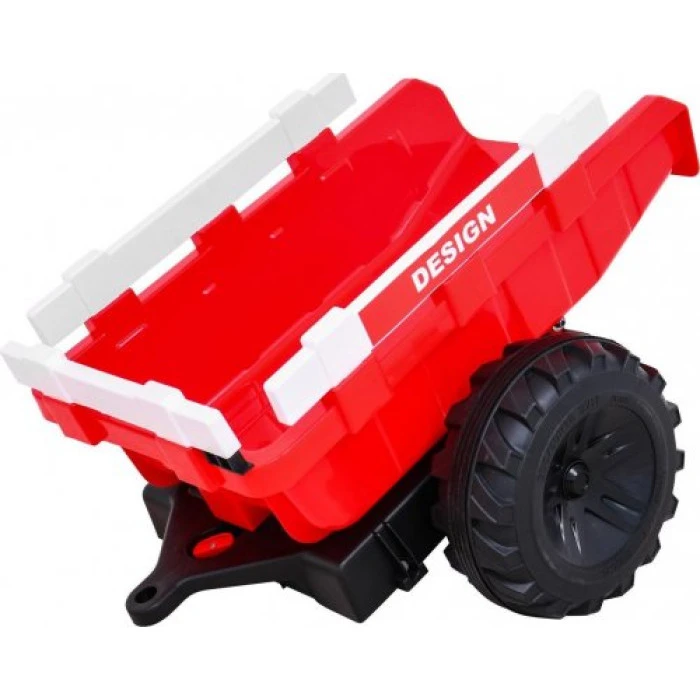 Дитячий акумуляторний трактор З Причепом 720-T Червоний