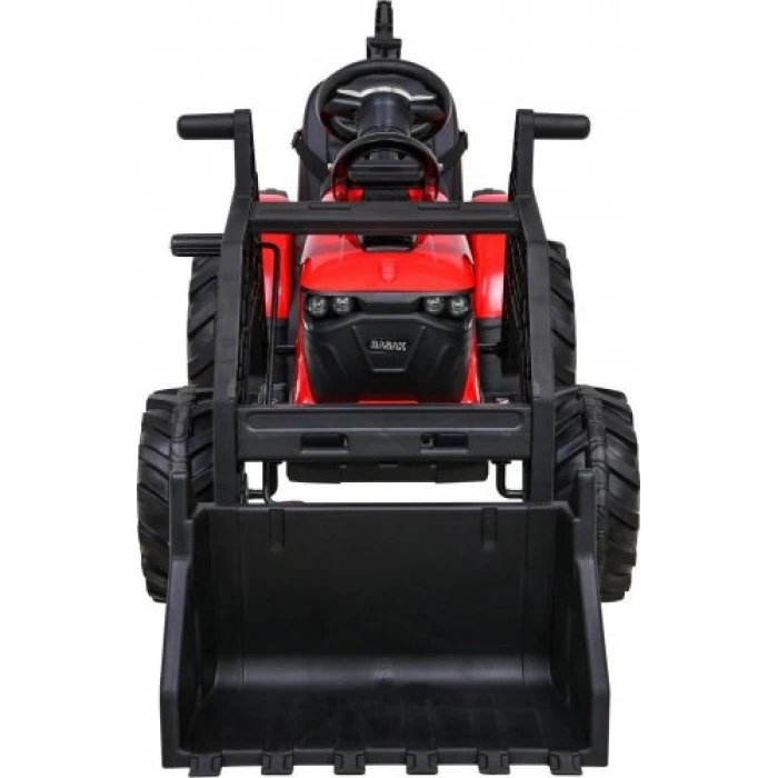 Дитячий акумуляторний трактор З Причепом 720-T Червоний