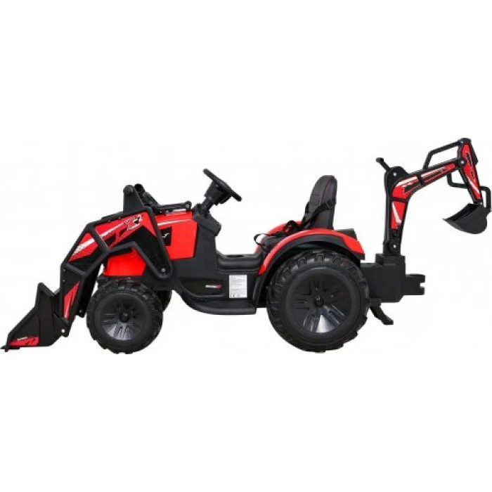 Дитячий акумуляторний трактор З Причепом 720-T Червоний