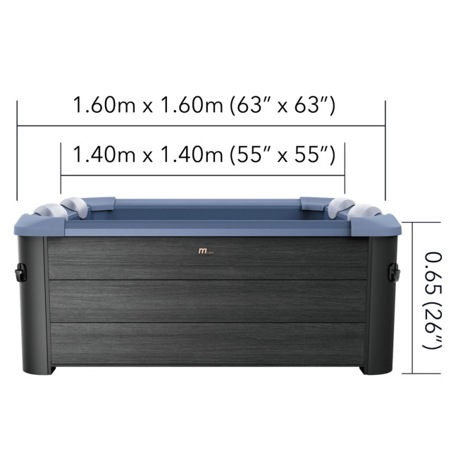 Джакузи садовое MSpa Sapphire 160 см х 65 см 6-местное