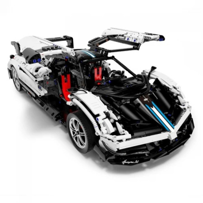 Автомобиль раскладной 2896 Технические блоки + Открывающиеся двери Pagani Huayra RASTAR модель 1:8