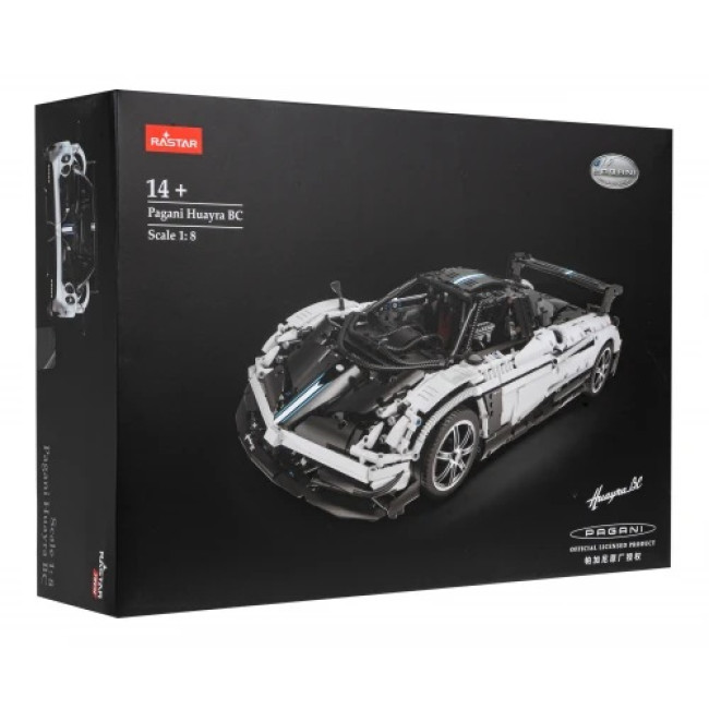 Автомобиль раскладной 2896 Технические блоки + Открывающиеся двери Pagani Huayra RASTAR модель 1:8