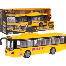 Детский игрушечный школьный автобус со световой и звуковой функцией ZAU.JS120B