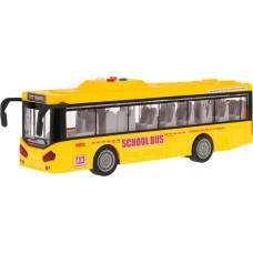 Детский игрушечный школьный автобус со световой и звуковой функцией ZAU.JS120B