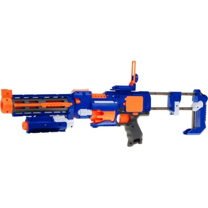 Винтовка 2в1 пистолет для детей 8+ Blaze Storm 20 длинных пенопластовых шаров + лазерный прицел + пример