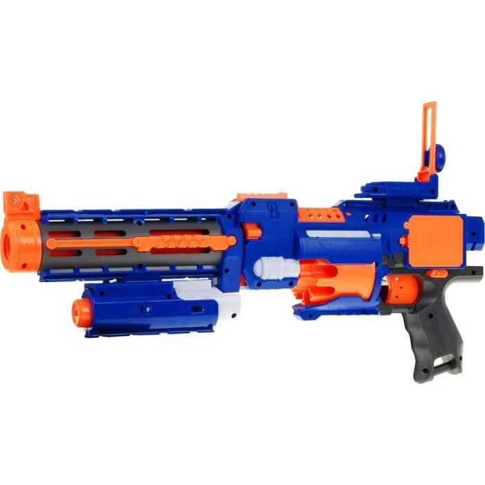 Винтовка 2в1 пистолет для детей 8+ Blaze Storm 20 длинных пенопластовых шаров + лазерный прицел + пример