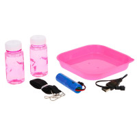 Пистолет машина для мыльных пузырей детский 3+