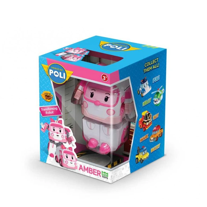 Машинка-трансформер детская Roi Visual Робокар Эмбер 10 см