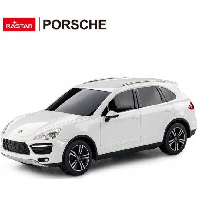 Машинка на радиоуправлении 1:24 Porsche Cayenne Turbo White RASTAR