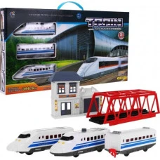 Детский поезд с рельсами для детей 3+