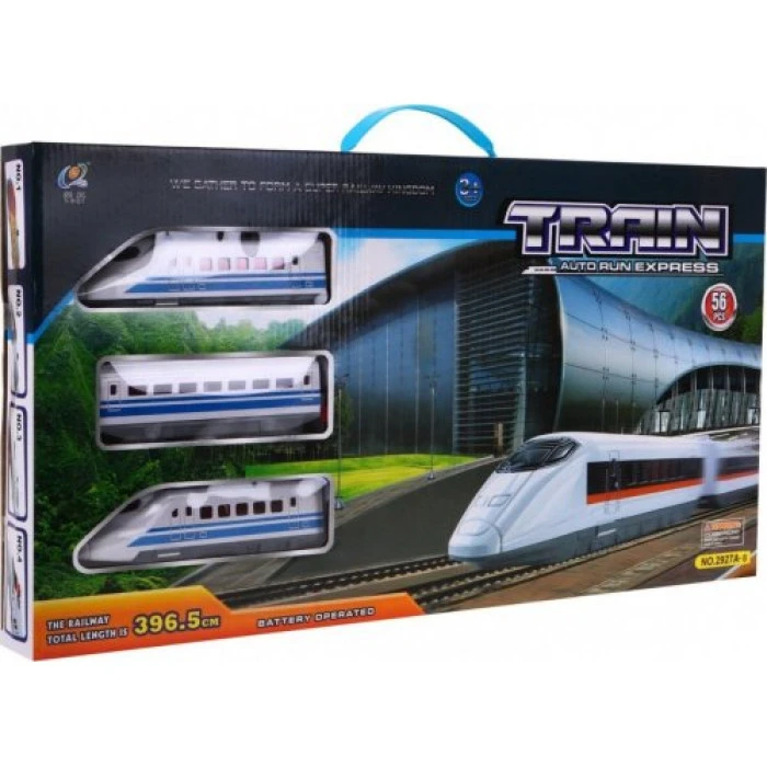 Детский поезд с рельсами для детей 3+