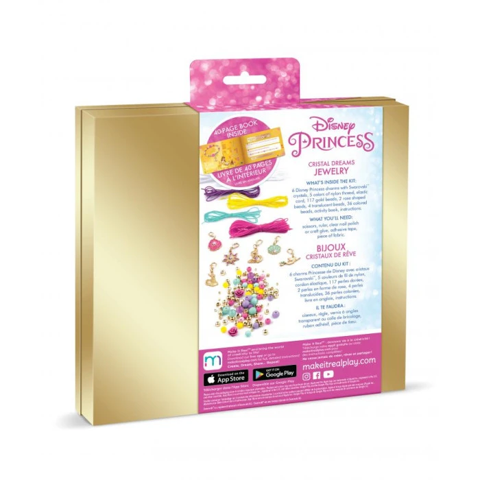 Набор для создания браслетов Make it Real С кристаллами Swarovski Принцессы Диснея