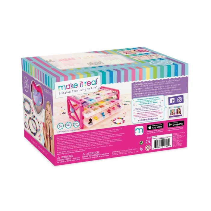 Набір для створення браслетів з бісеру Make it Real Власна студія