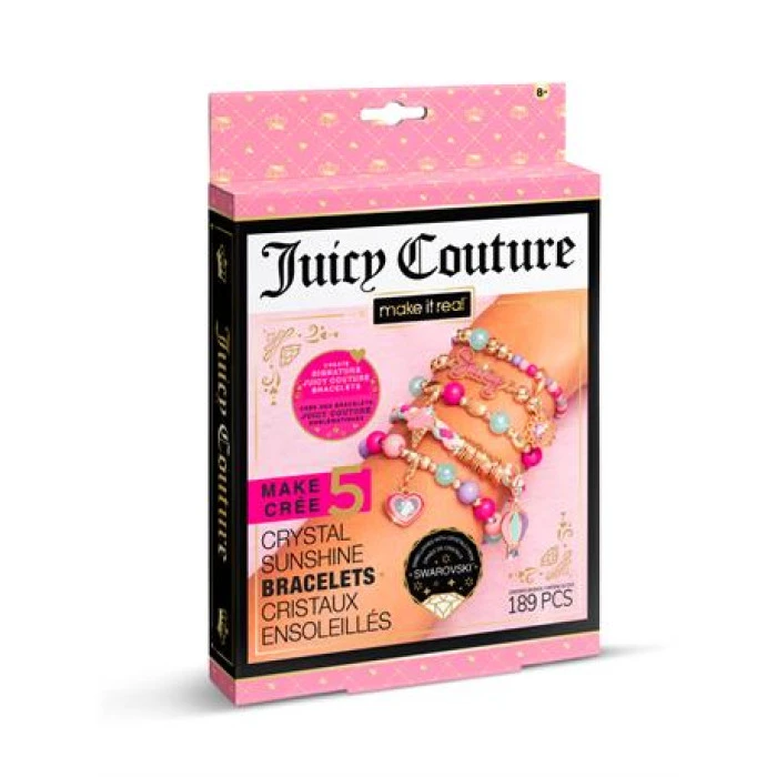 Набор для создания шарм-браслетов Make it Real Juicy Couture Солнечное сияние 189 эл. (MR4433)