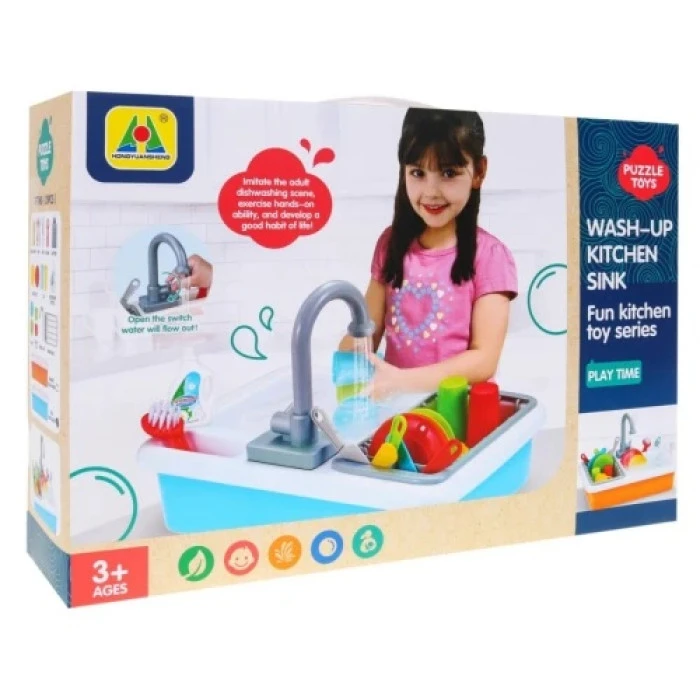 Детская игрушечная раковина для мытья посуды 3+ ZDZ.HG-821