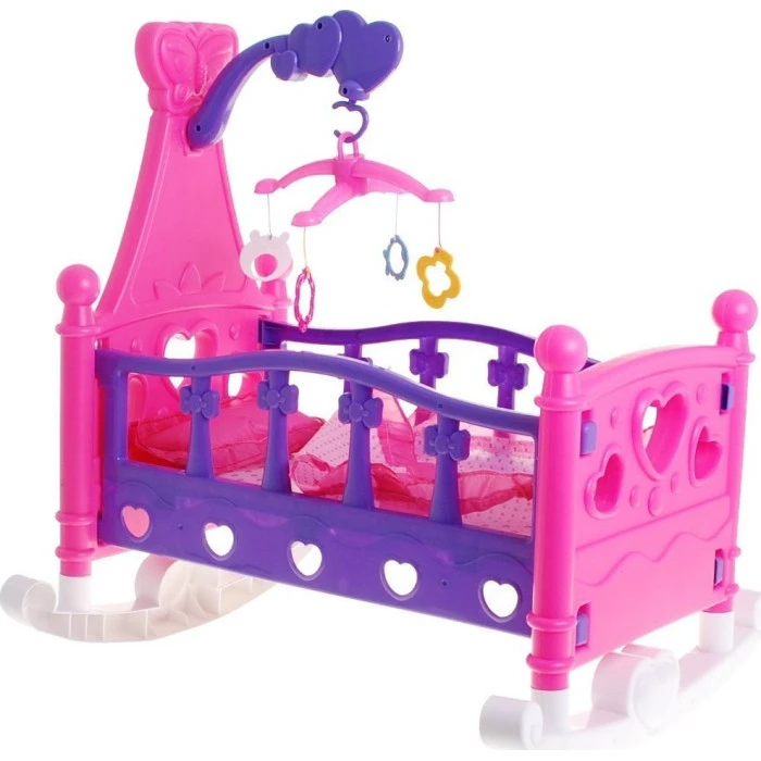 Ліжечко 2в1 для ляльок RAMIZ 3+