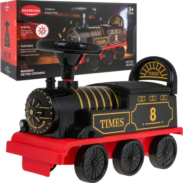 Інтерактивний ретро-паровозик для дітей 3+