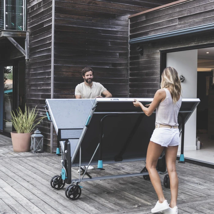 Стол теннисный Cornilleau 300X OUTDOOR, синий