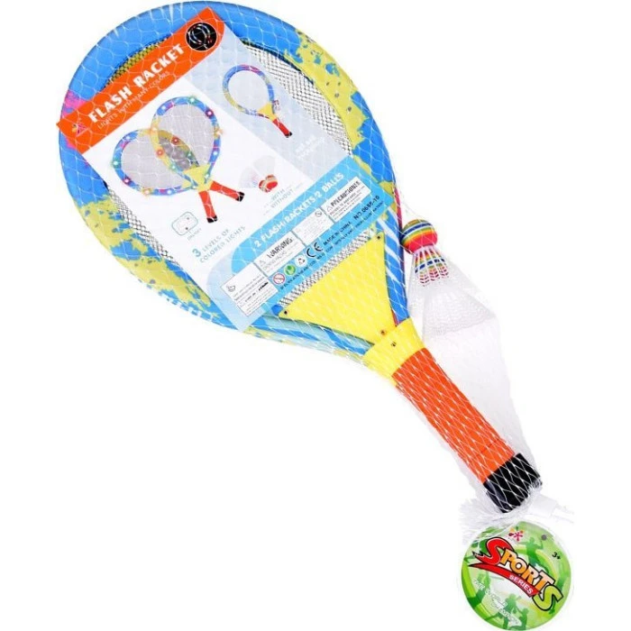 Ракетки для бадминтона Jokomisiada SP0779, разноцветные.