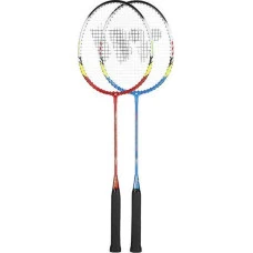 Ракетки для бадминтона WISH ALUMTEC 329K, сине-красные.