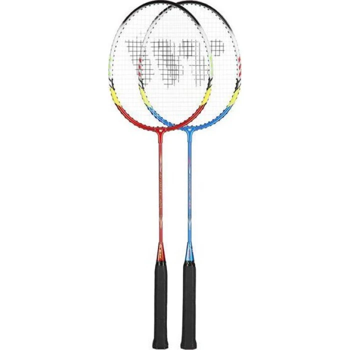 Ракетки для бадминтона WISH ALUMTEC 329K, сине-красные.