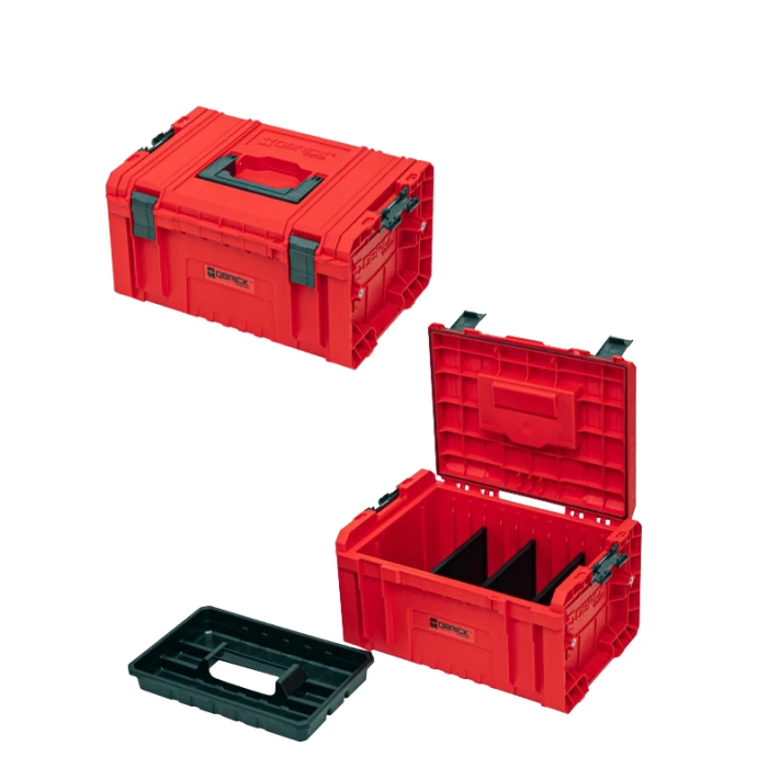Набір ящиків для інструментів Qbrick System PRO Drawer Workshop Set 4 2.0 RED (5901238258360)