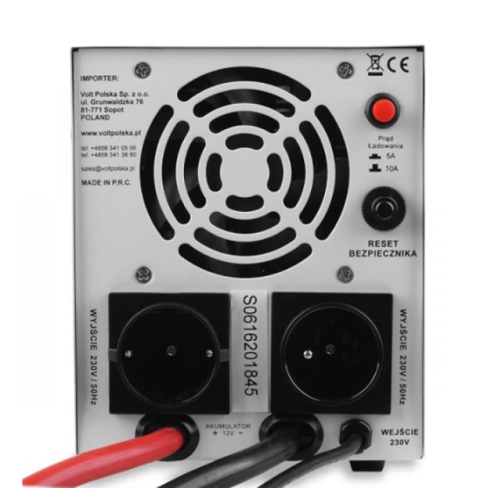 Гибридный ИБП/инвертор Volt Polska SINUS PRO 800 E 12/230V 500/800W (3SP080012E)