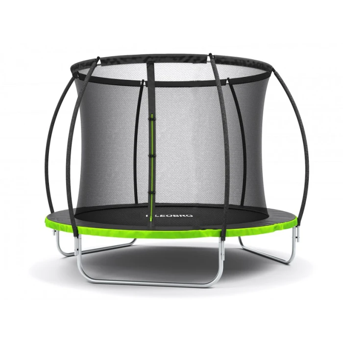 Батут із внутрішньою захисною сіткою 252 см LEOBRO Pro 8FT GREEN