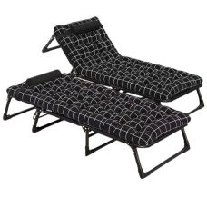 Розкладне ліжко з матрацом та подушкою LEOBRO (FB-S04-PP)