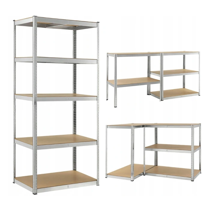 Стелаж LEOBRO 180 х 90 х 40 см, 265кг/полиця, 5 полиць (LB-R265-GAL)