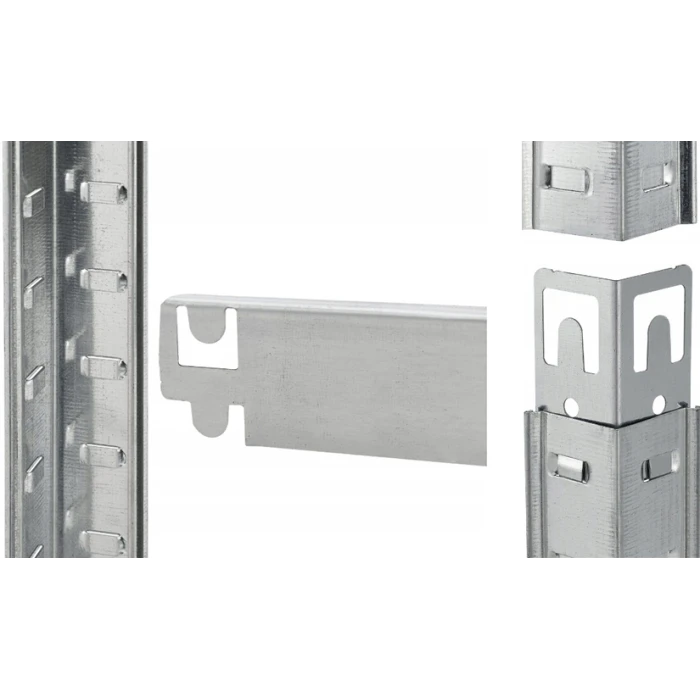 Стелаж LEOBRO 180 х 90 х 40 см, 265кг/полиця, 5 полиць (LB-R265-GAL)