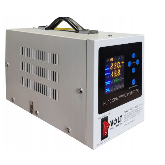 Комплект Volt Polska SINUS PRO 1100 E PLUS 12/230V 700/1100W + Акумулятор GEL 12V 110 Ah