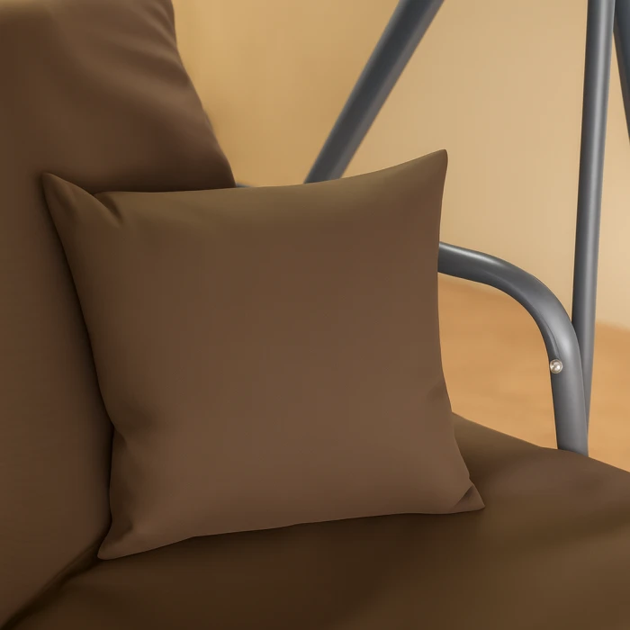 Гойдалка з подушками на 3 особи LEOBRO Brown