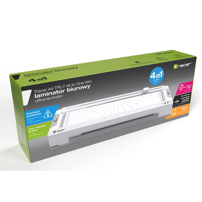 Ламінатор Tracer TRL-7-A4 All-in-One WH (TRANIS47269)