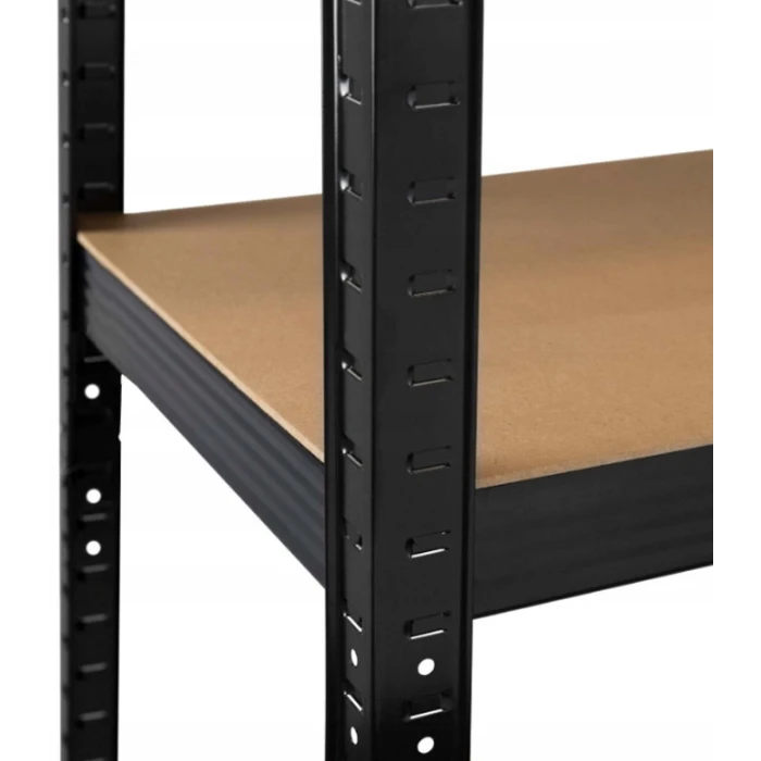 Стелаж LEOBRO Black 150 х 70 х 30 см, 175кг/полиця, 5 полиць (LB-R117)