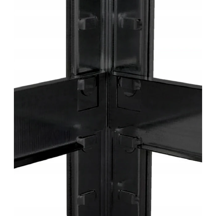 Стелаж LEOBRO Black 150 х 70 х 30 см, 175кг/полиця, 5 полиць (LB-R117)