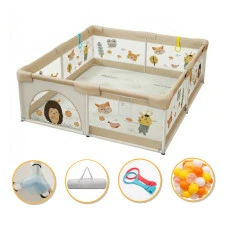 Дитячий манеж LEOBRO "Лісовий Їжачок" 150 x 180 см (LB-1001)