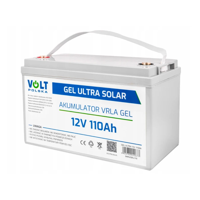 Комплект Volt Polska SINUS PRO 2400 W 12/230V 1600/2400W + Акумулятор VOLT GEL VRLA 110Ah 12V