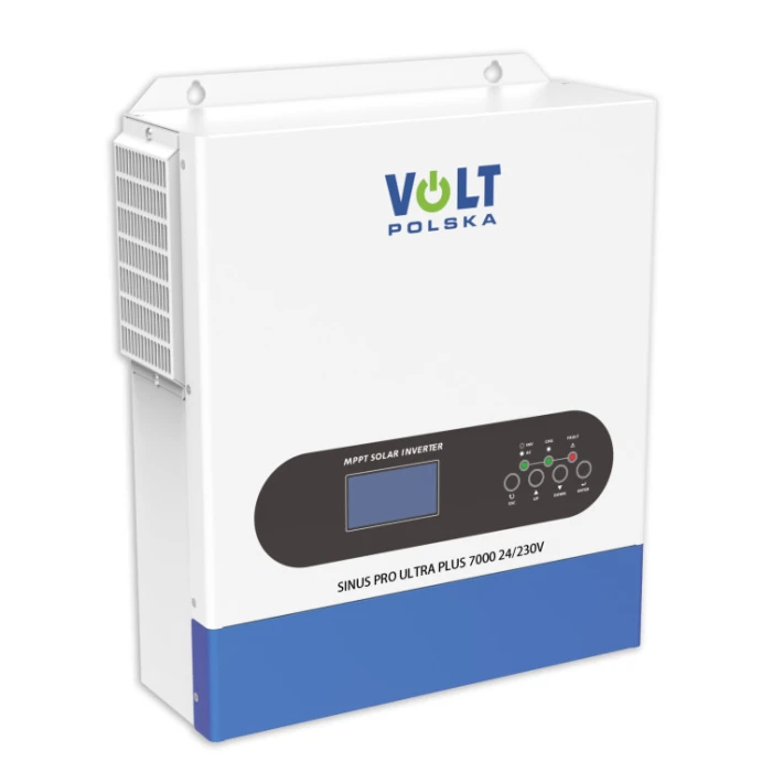 Сонячний інвертор Volt Polska ULTRA PLUS 7000 24/230V (3500/7000W) 100A MPPT (60-500V) (3SSS350024)