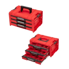 Набір інструментів для ящиків Qbrick System PRO Drawer Workshop Set 3 2.0 RED (5901238258353)