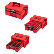 Набір інструментів для ящиків Qbrick System PRO Drawer Workshop Set 3 2.0 RED (5901238258353)